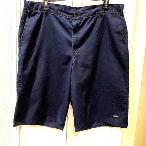 Dickies Shorts Adult Mens Size 44 W Navy Casual ~ 14" inseam